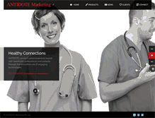 Tablet Screenshot of antidotemarketing.com